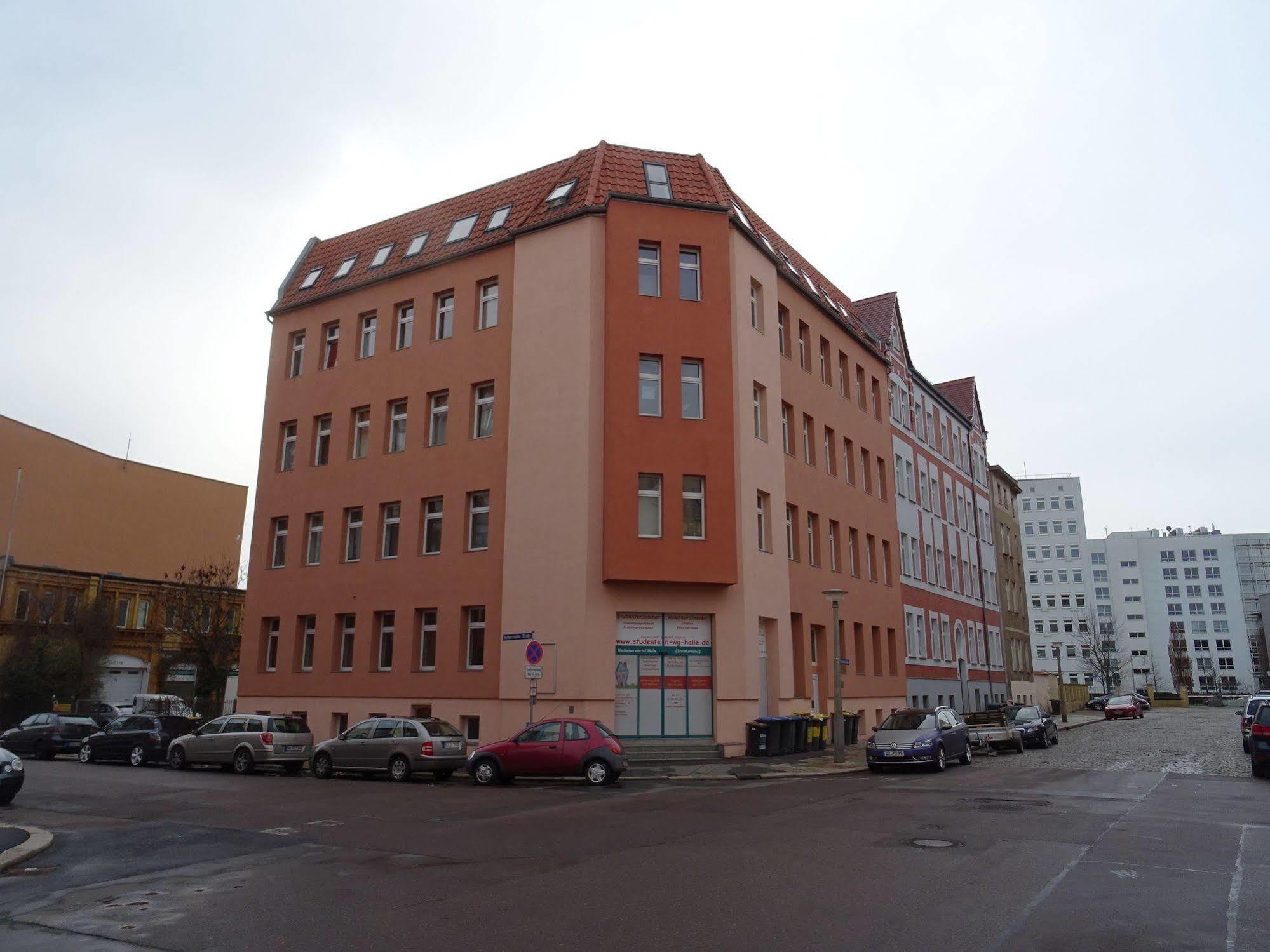 Hostel Im Medizinerviertel Halle  Exteriör bild